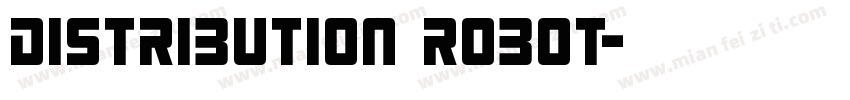 distribution robot字体转换